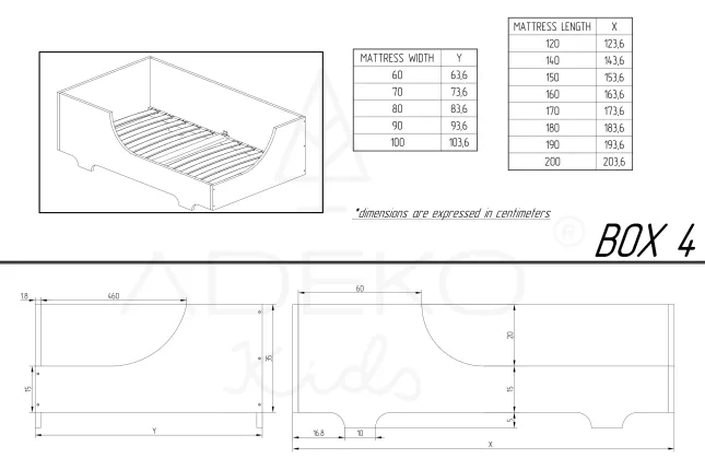 Eenpersoonsbed BOX 4