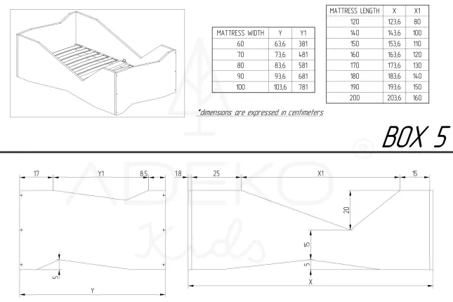 Eenpersoonsbed BOX 5