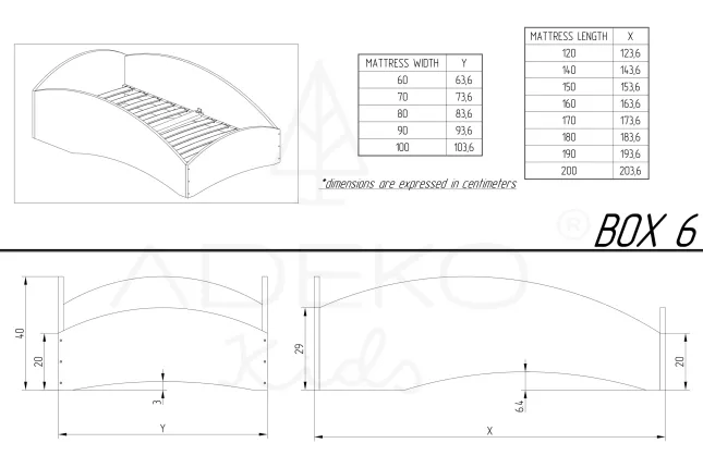 Eenpersoonsbed BOX 6