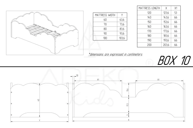 Eenpersoonsbed BOX 10