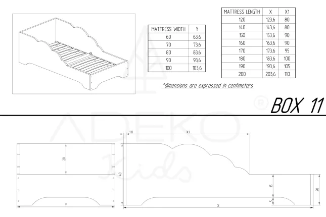 Eenpersoonsbed BOX 11