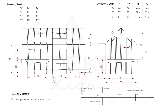 Huisbed MAT