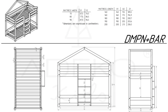 Stapelbed DMPN