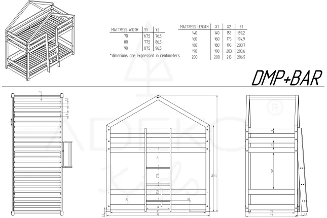 Stapelbed DMP